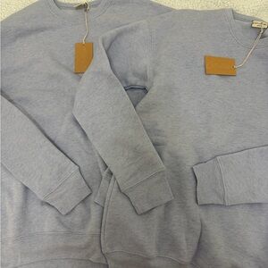 2 Light Gray Sweatshirts
